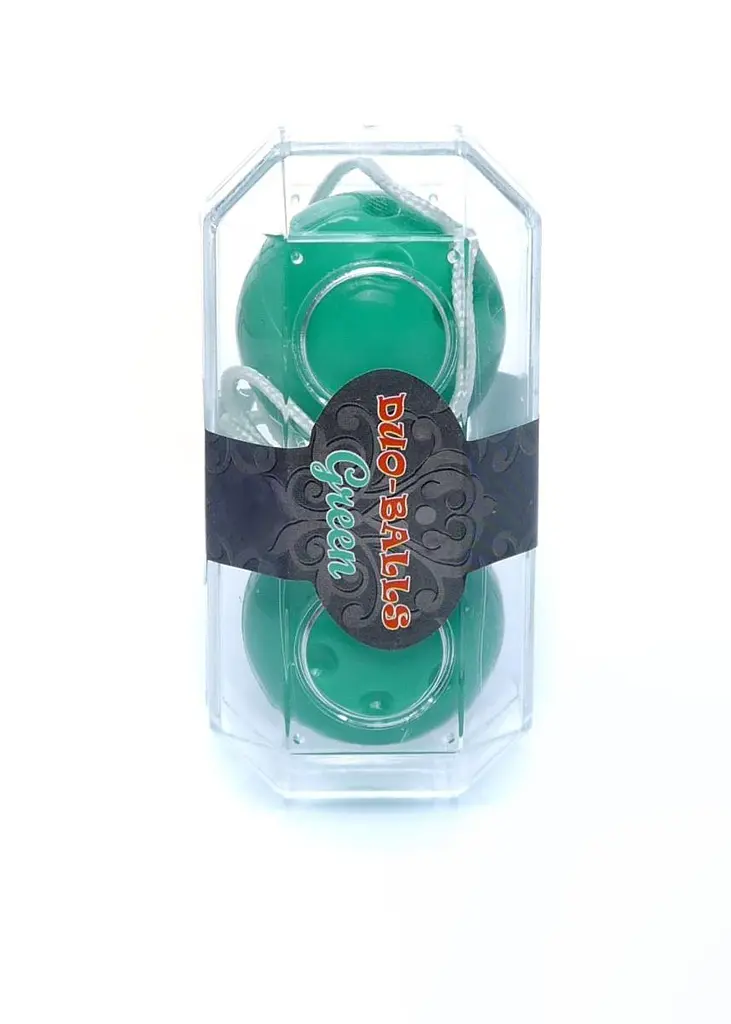 Вагинальные шарики Boss Series Duo Balls, 21 см, зеленый - фото 5