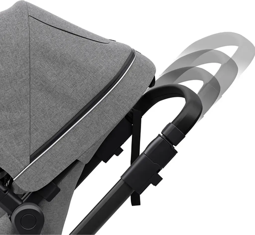 Детская коляска Thule Sleek Black/Grey Melange [11000023] [107636] - фото 8