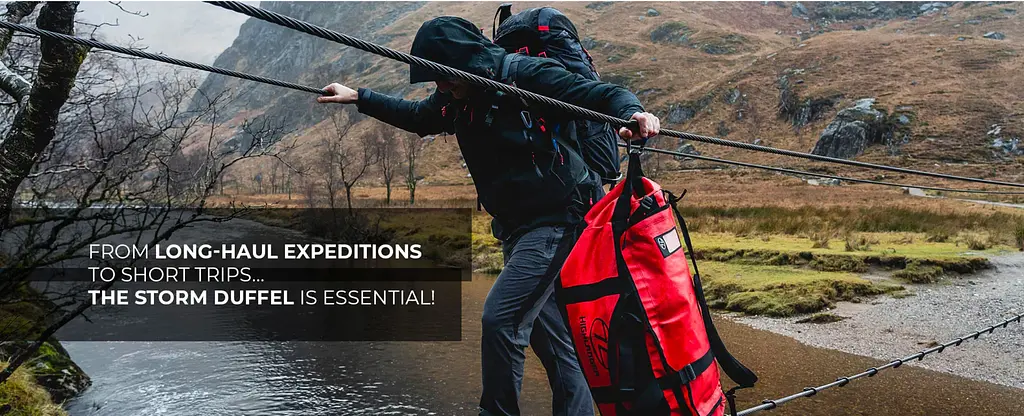 Сумка дорожня водозахисна Highlander Storm Kitbag 65L Red (DB123-RD) - фото 4