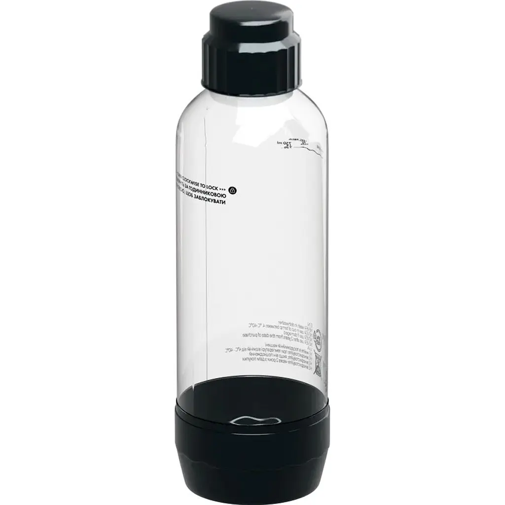 Пляшка для газування води Soda@Home Ventum 1L Black [164879] - фото 2