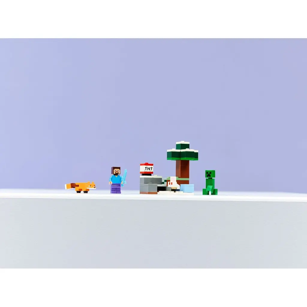 Конструктор LEGO Minecraft Пригоди Стіва в тайзі 79 деталей (21583). - фото 3