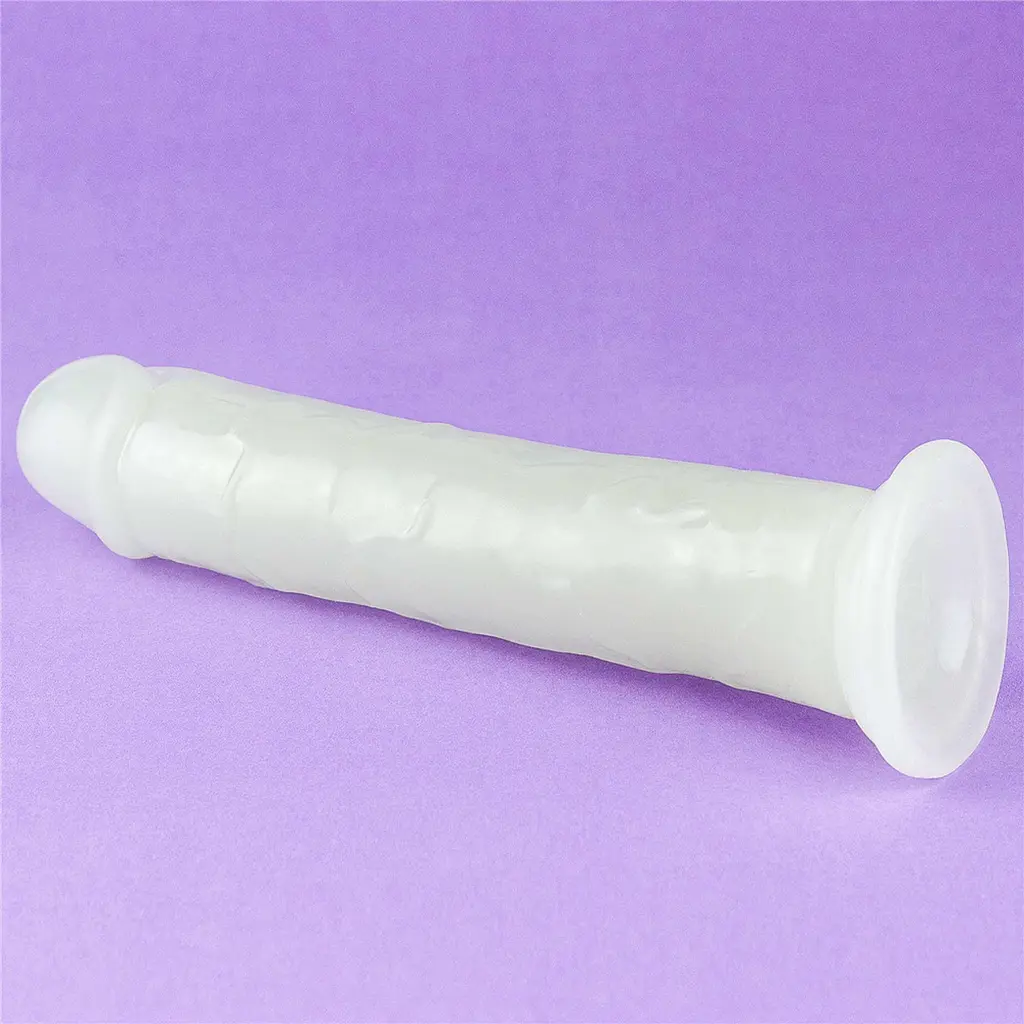 Фалоімітатор неоновий Lumino Play Dildo 21 см синій - фото 18