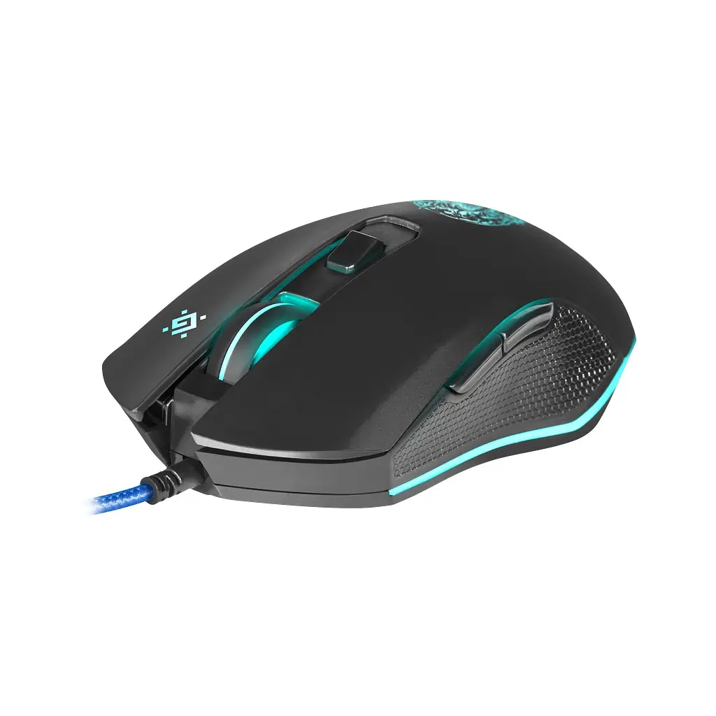 Мишка Defender Sleipnir GM-927 USB Black+ Килимок (52927) - фото 4