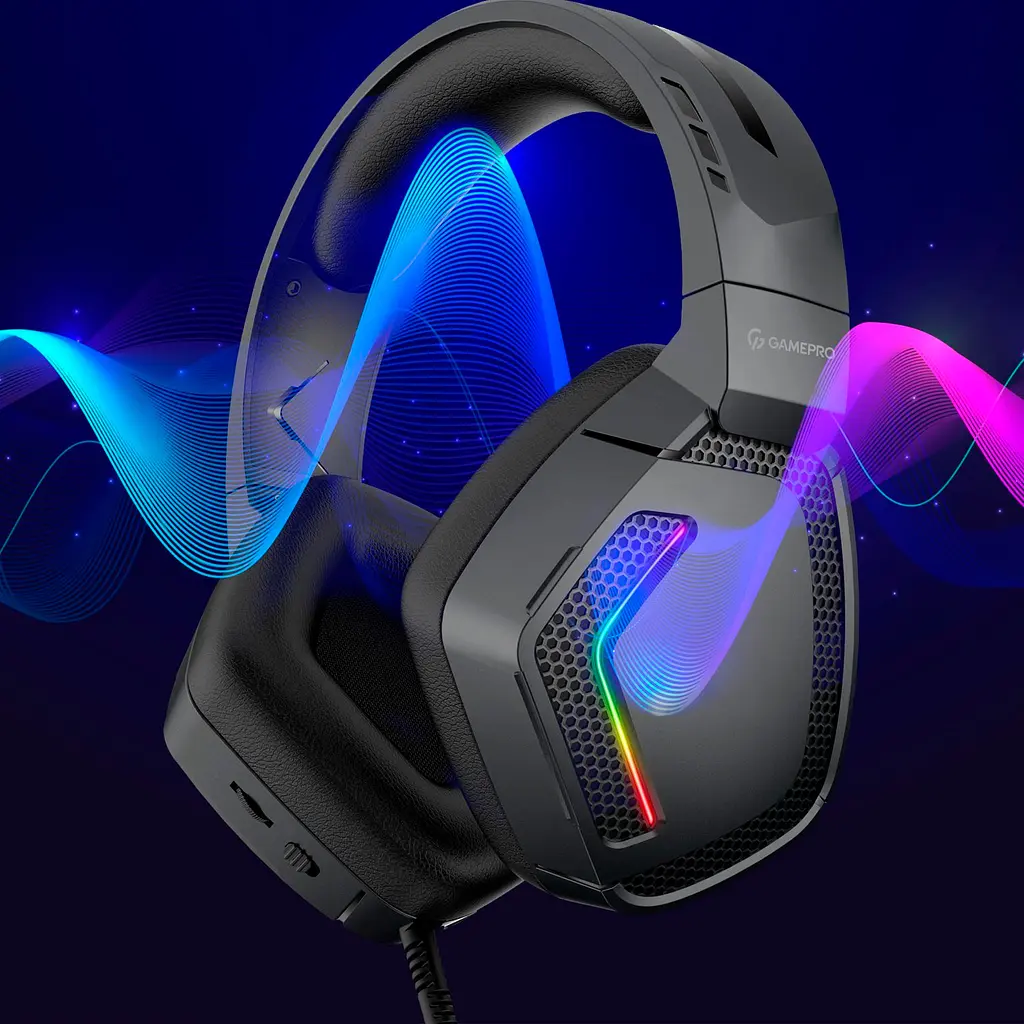 Игровые наушники GamePro HS605 RGB Black [121966] - фото 8