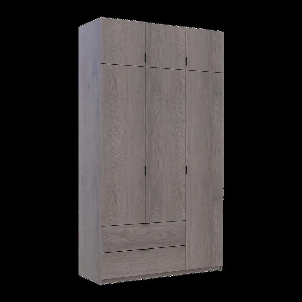 Розпашна Шафа для одягу Doros Лукас Канноло/Канноло 3 ДСП 135х50х240 (44900369) - фото 6