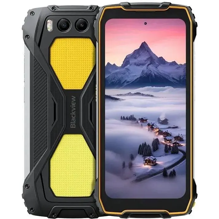Смартфон Blackview BV7300 6/256GB з акумулятором 15000 мАг чорно-жовтий - фото 2