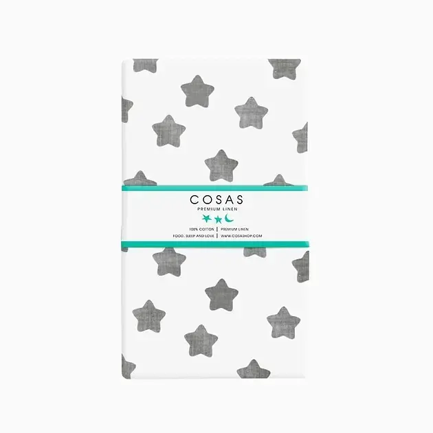 Комплект постільної білизни дитячий Cosas Star 110 х 140 см (Stars_white_11) - фото 2
