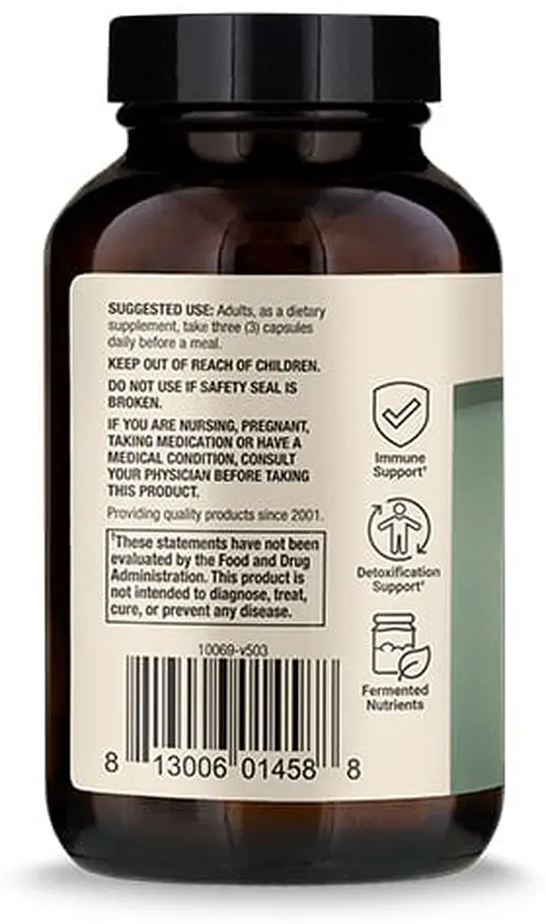 Натуральна добавка Dr. Mercola Fermented Mushroom Complex, 90 капсул - фото 2