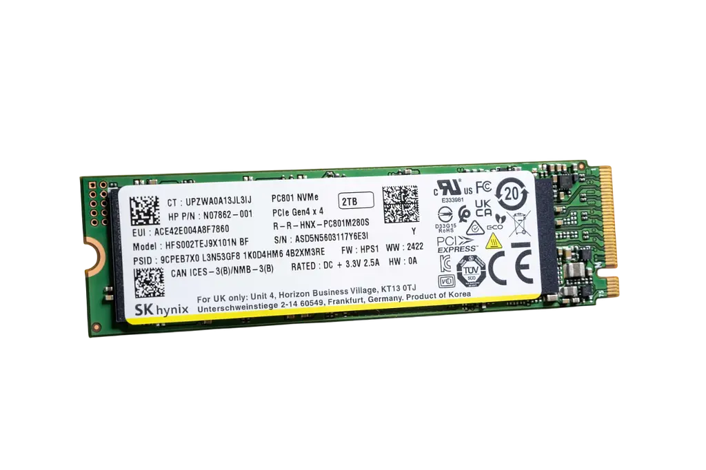 Накопичувач SSD M.2 SK Hynix PC801 2TB (HFS002TEJ9X101N) Б/В - фото 2