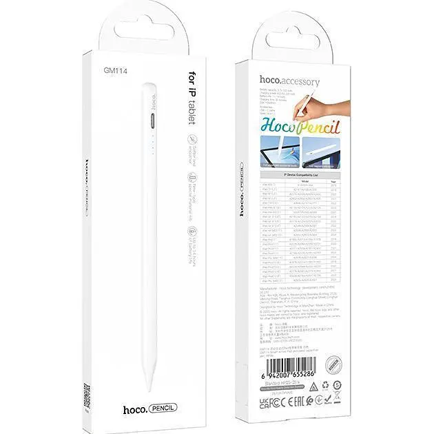 Стилус Hoco GM114 White [156452] - фото 6