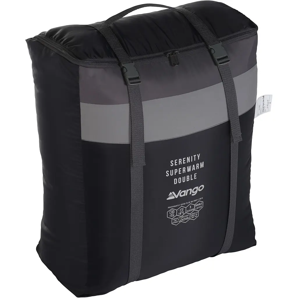 Спальний мішок Vango Serenity Superwarm Double/-3°C Shadow Grey Twin (SBQSERENIS32S7I) - фото 2