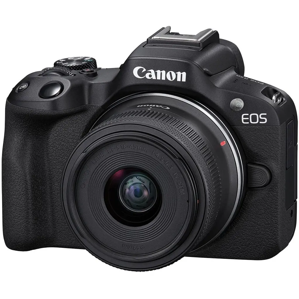 Цифровий фотоапарат Canon EOS R50 + RF-S 18-45 IS STM Black (5811C033) - фото 5
