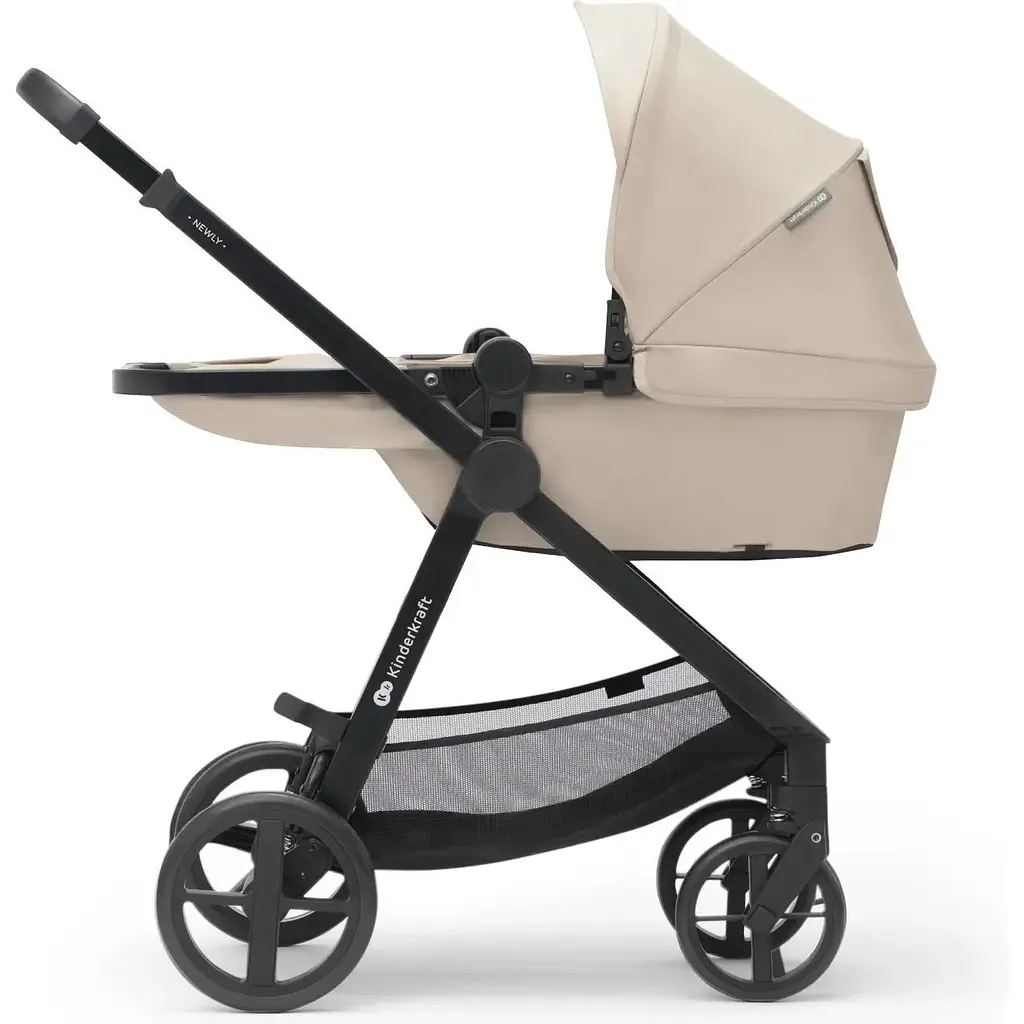 Універсальна коляска 3 в 1 Kinderkraft Newly Sand Beige бежева (00-00305184) - фото 5