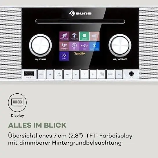 Інтернет-радіо програвач Auna Connect CD MKII (10037491) - фото 6