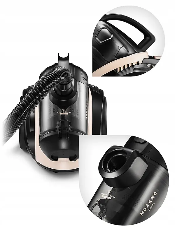 Циклонний пилосос без мішка Mozano Smart Cyclonic 4000W Beige - фото 7