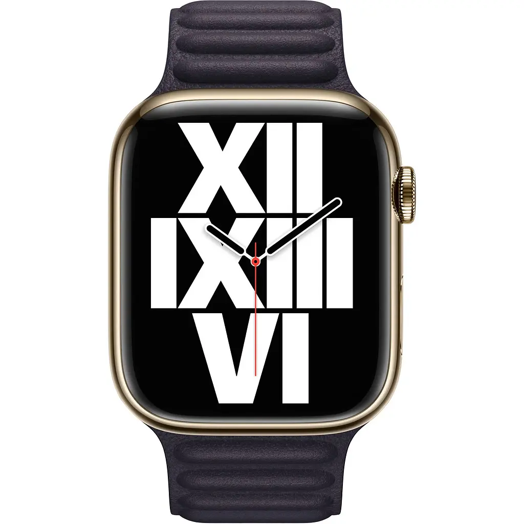 Ремінець Apple Leather Link для Apple Watch 38/40/41mm S/M Ink [MP833] [120656] - фото 3