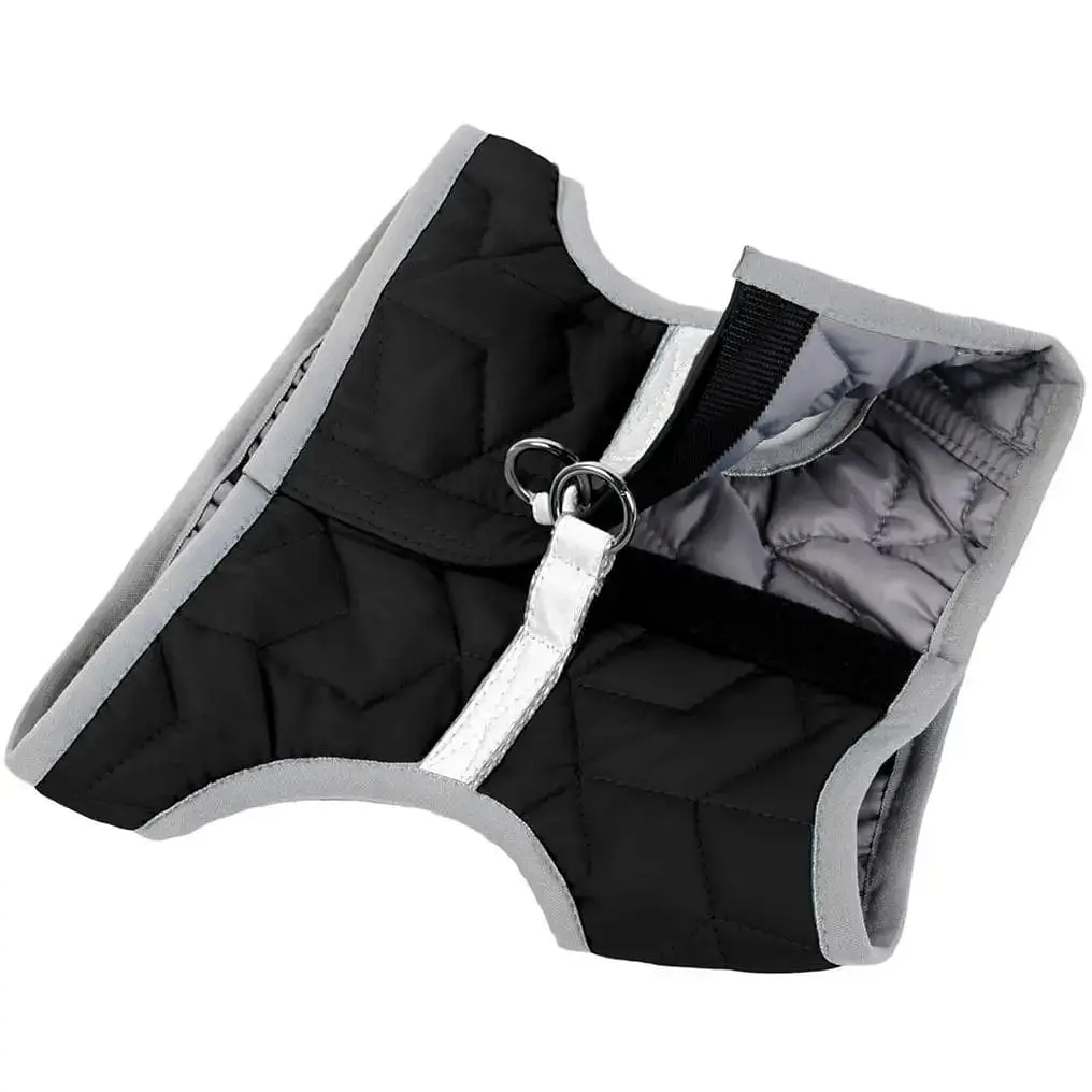 Шлея для собак м'яка AiryVest One, ХS1, 24-27х18-20 см, чорний (29371) - фото 2