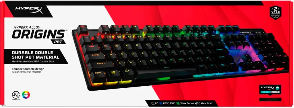 Клавіатура HyperX Alloy Origins PBT HX Aqua [639N5AA] [82132] - фото 16