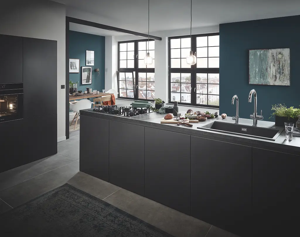 Кухонная мойка Grohe Granite Grey 780 x 510 мм 31652AT0, Серый - фото 4