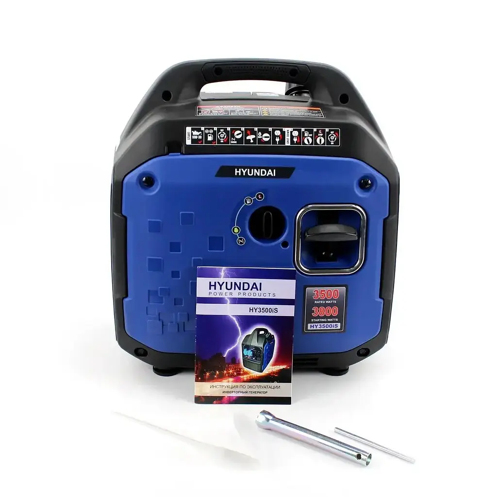Інверторний генератор бензиновий HYUNDAI HY3500iS (3.8/3.5 кВт) - фото 7