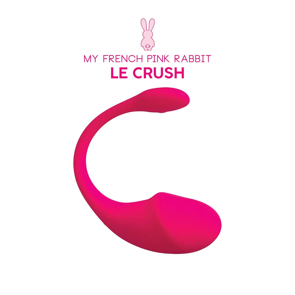 Віброяйце Clara Morgane Le Crush Fushia, 18 см (фуксія) - фото 4