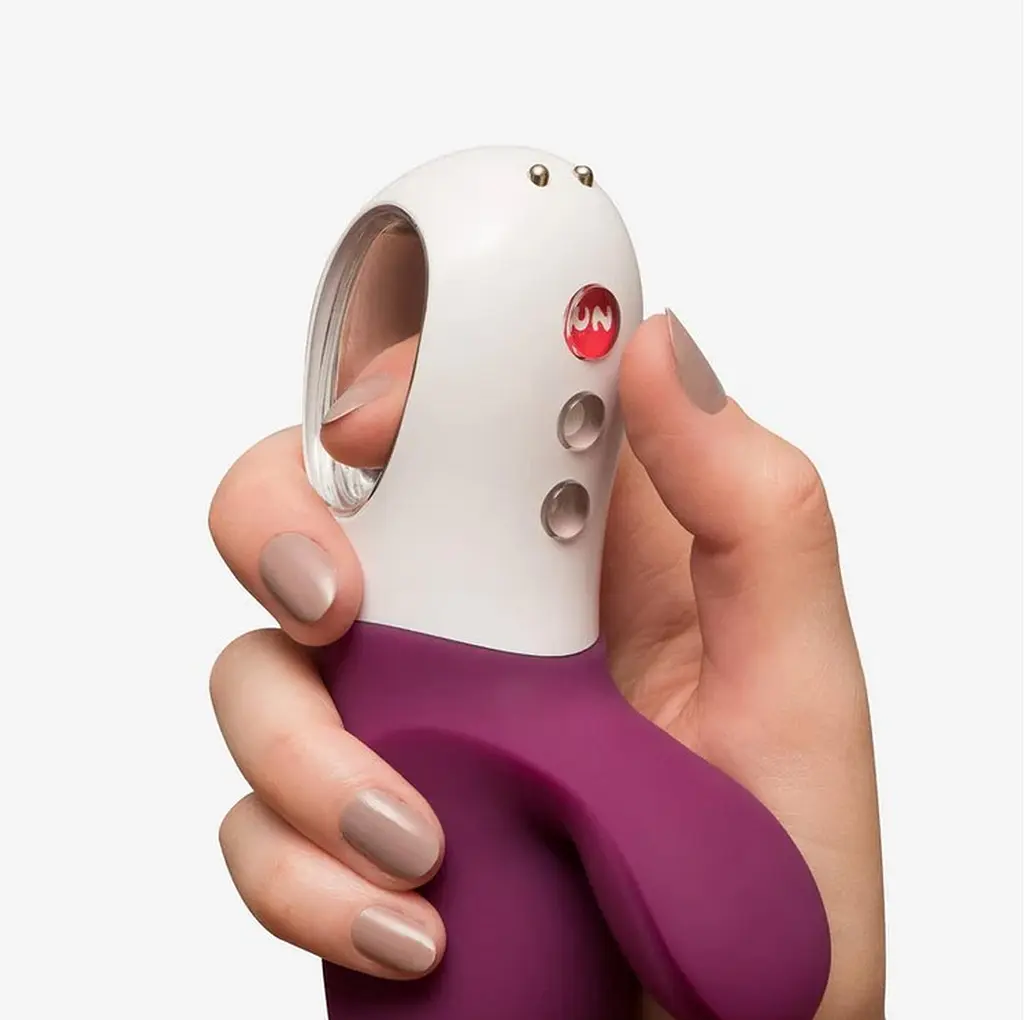 Вібратор Fun Factory Miss Bi 17 см бордовий - фото 5