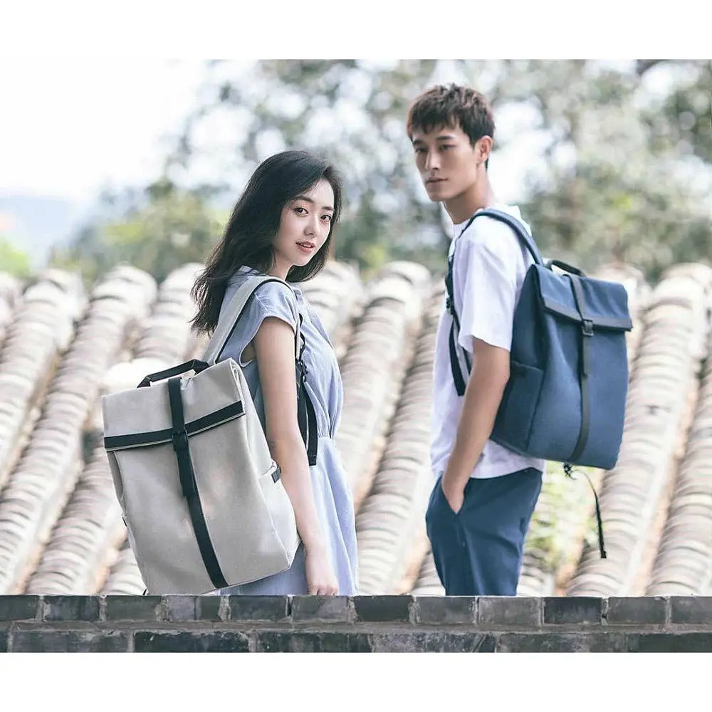 Рюкзак Xiaomi RunMi 90 GRINDER Oxford Backpack Dark Blue (темно синий) - фото 8
