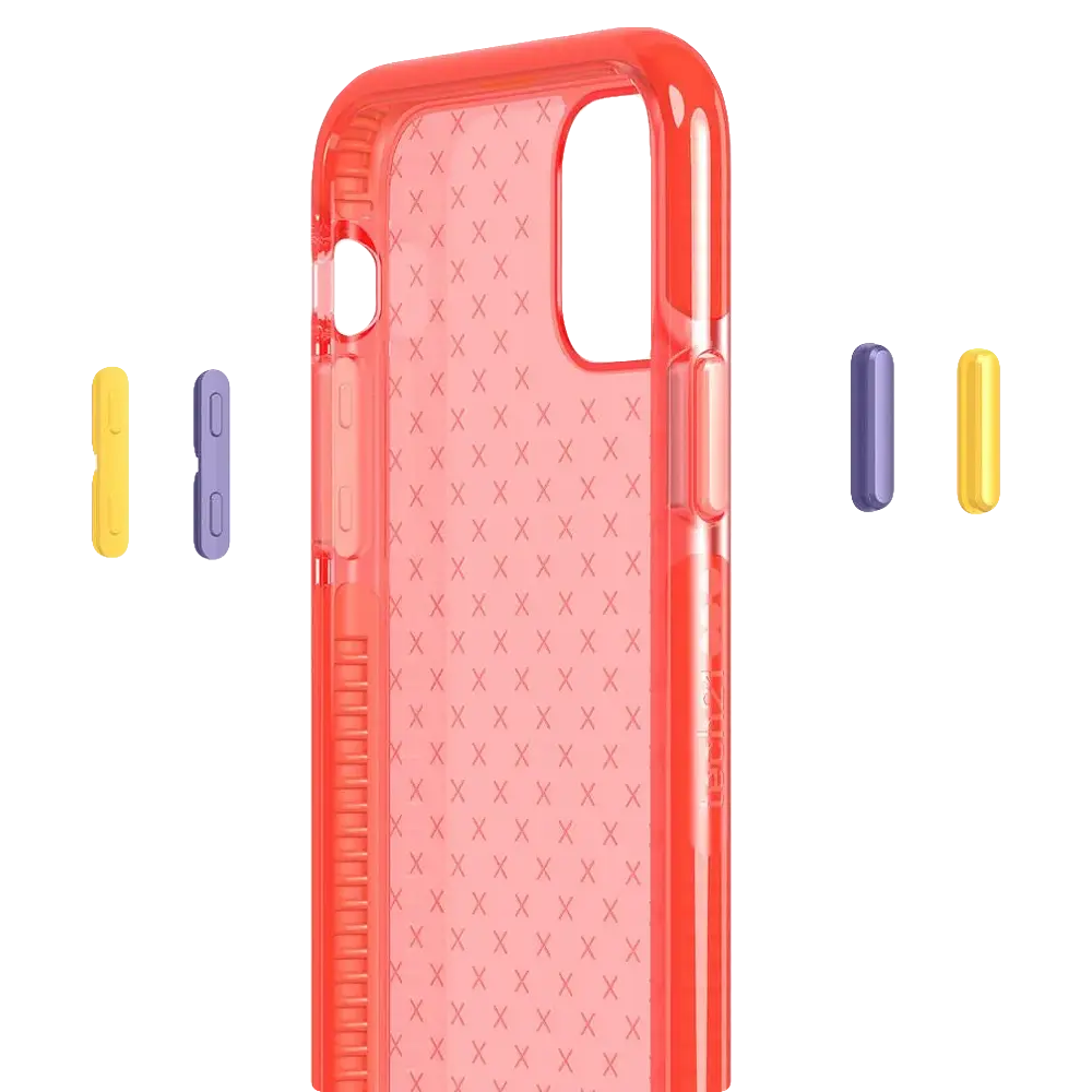Протиударний чохол із антимікробним покриттям Tech21 Evo Check для iPhone 11 Pro Max (6.5") Coral My World - фото 4