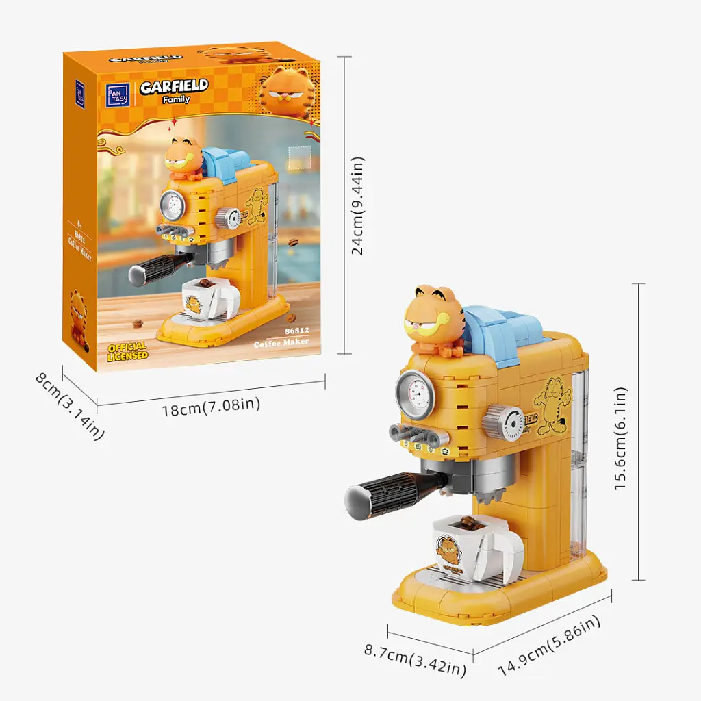 Конструктор Pantasy Garfield -Fantastic Machines - Кавоварка (86812) - фото 4