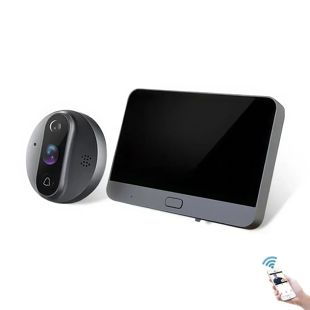 Комплект відеодзвінка з домофоном з WiFi Light Vision VLC-300IVP(Tuya) (75-00184) - фото 2