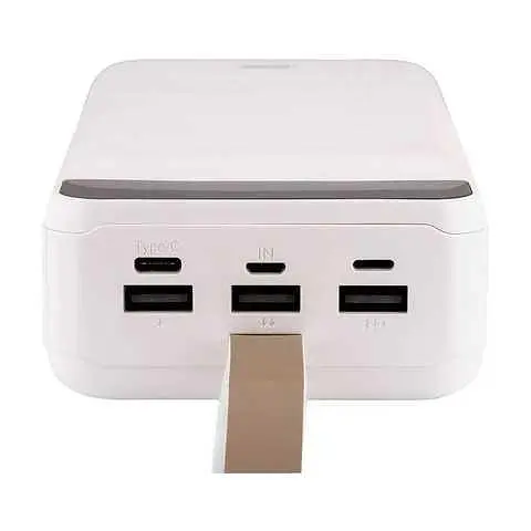 Универсальная мобильная батарея Remax RPP-185 Leader 50000mAh с фонарем (Белый) - фото 4