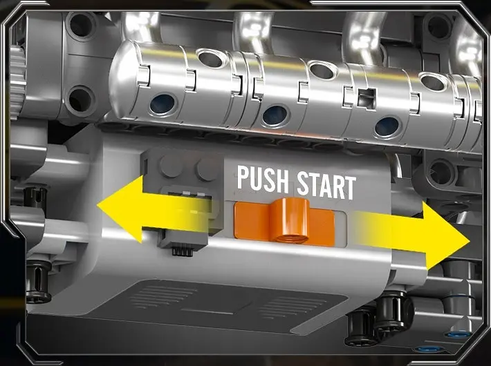 Конструктор двигун Mould King Lambo V12 моторизований для дітей та дорослих мотор 1260 деталей - фото 8