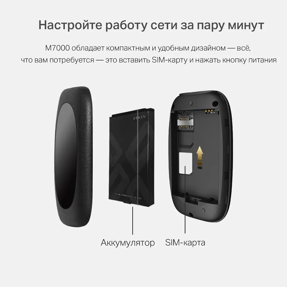 4G модем + Wi-Fi роутер TP-Link M7200 [79810] - фото 6