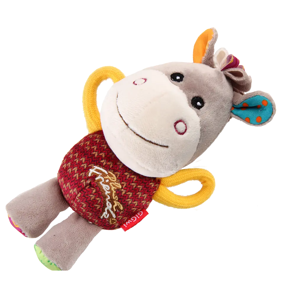 Іграшка для Собак Gigwi Plush Friendz Віслюк з пищалкою 16 х 8 х 8 см - фото 5