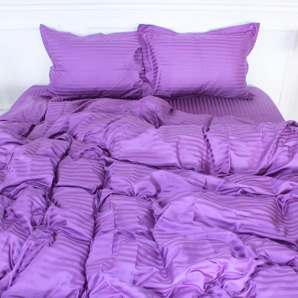 Постільна білизна MirSon Satin 30-0009 Purple 160х220 Сімейний (2200005250754) - фото 3