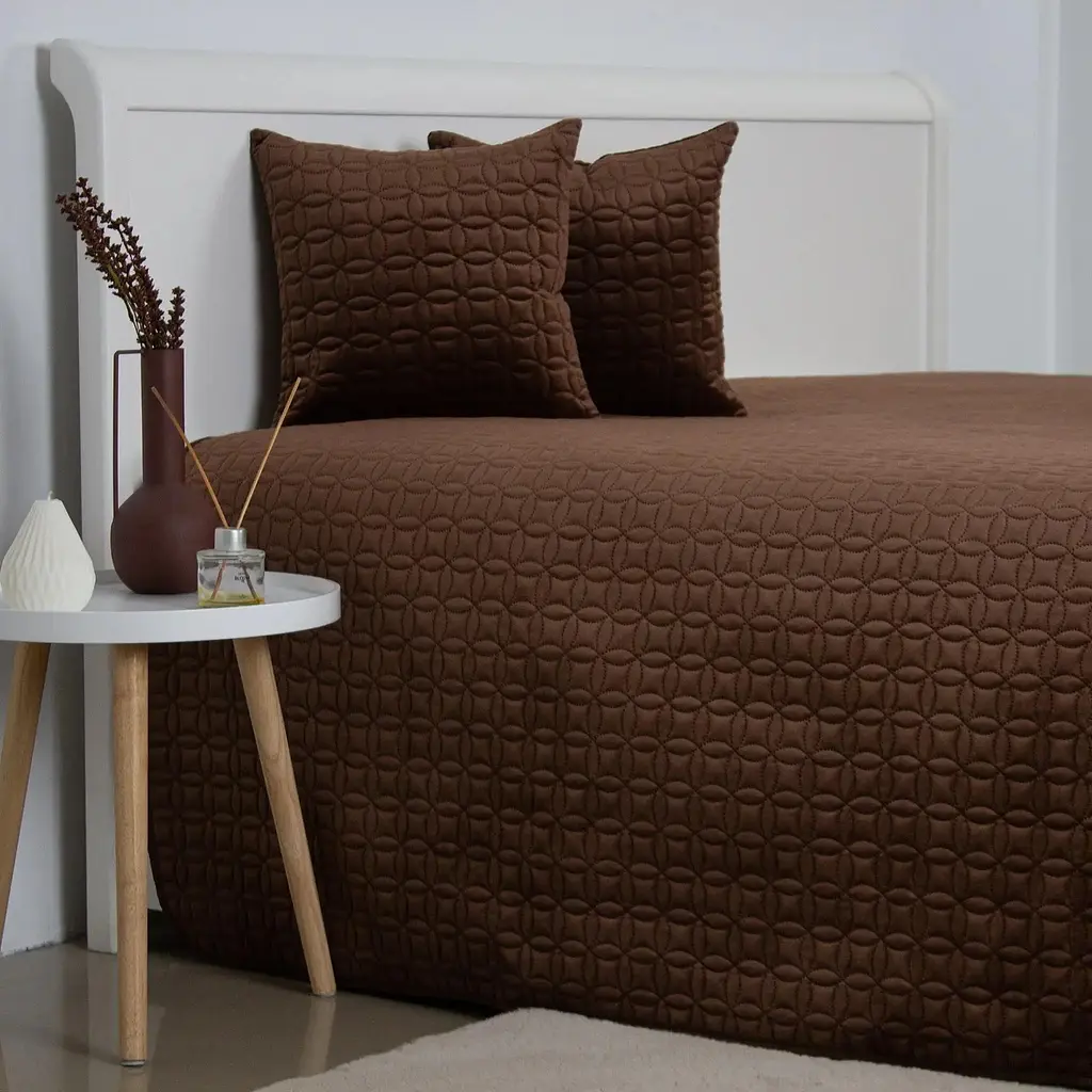 Покривало ТЕП Velour Мозаїка 150x210 см коричневий (4-00515_36184) - фото 3