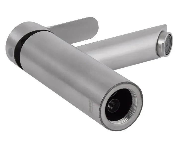 Смеситель для раковины Brinex Pure 001F Nickel BRIPUR001FNKL - фото 2