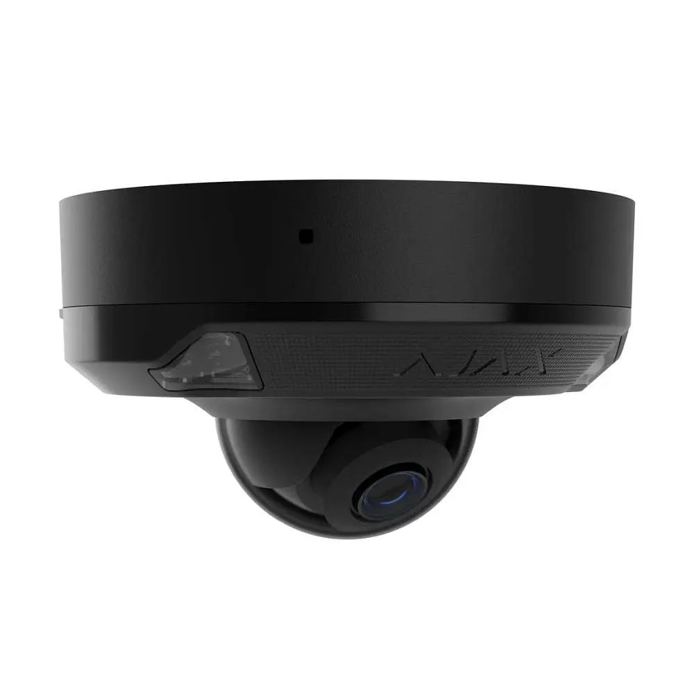 IP-відеокамера 5Mp Ajax DomeCam Mini HL (5 Mp/4 mm) Black f=4mm, ІЧ+LED-підсвічування, з мікрофоном (26-00684) - фото 3