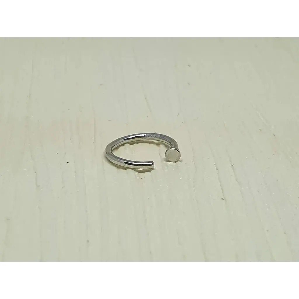 Срібна сережка-пірсинг в ніс Dear. 1057С - фото 2