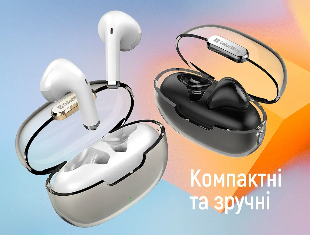 Навушники ColorWay Slim TWS-2 Earbuds Black - фото 11