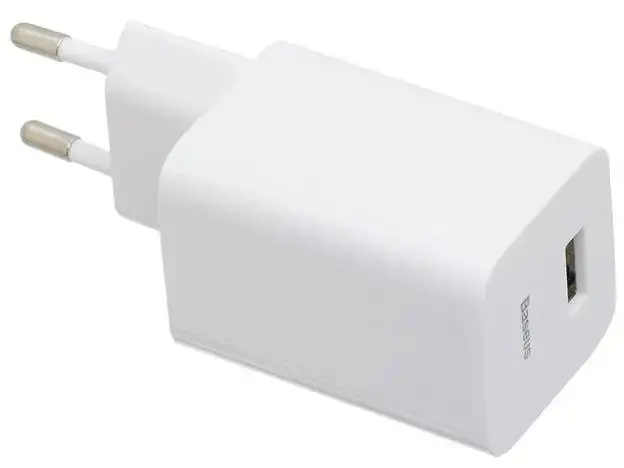 Мережевий зарядний пристрій Baseus Home Charger 1USB QC3.0 12V/2A білий (CCALL-BX02) - фото 3