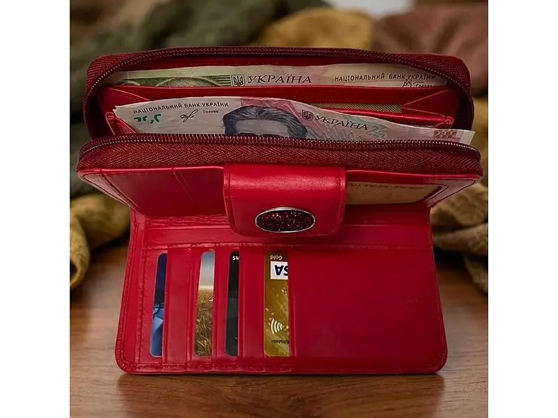 Жіночий гаманець Swarovski 1655A marlboro Червоний 17x9 см TONY PEROTTI acs0032606 - фото 5