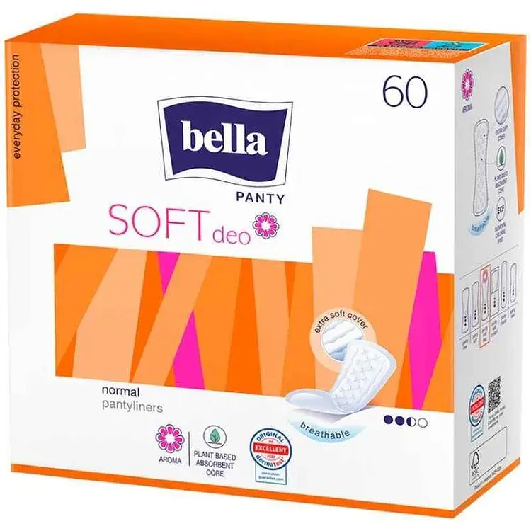 Прокладки щоденні BELLA 60шт Panty Soft Deo Fresh
