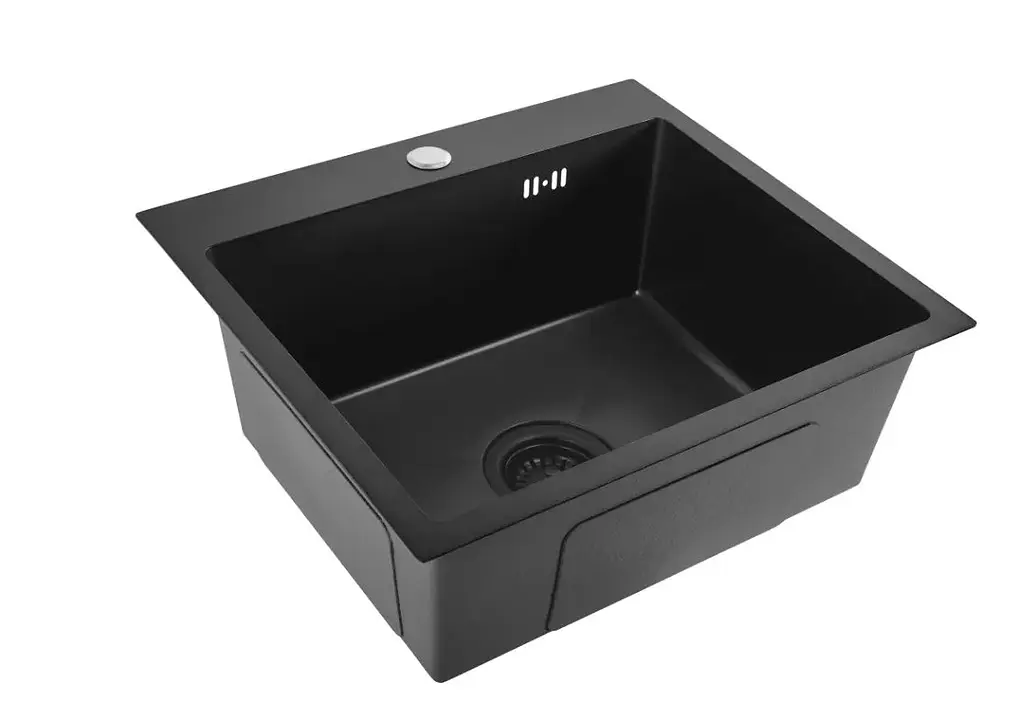 Кухонна мийка Rea Leo 50 500x450 мм black ZLE-06005