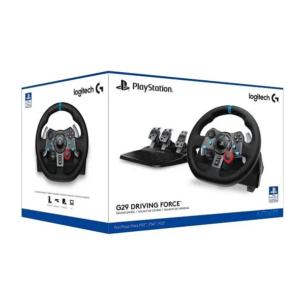 Руль и педали Logitech G29 Driving Force Racing Wheel - фото 6