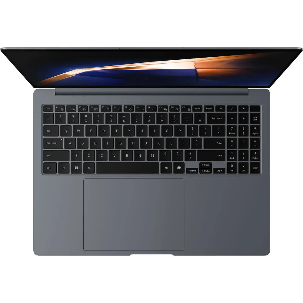 Ноутбук Samsung Galaxy Book4 Ultra, 16 inch 3K AMOLED, процесором Intel Core Ultra 7 155H, Пам'ять 32GB RAM LPDDR5X, spatiu de накопичувач 1TB SSD, відеокарта nVidia RTX 4050 6GB, Windows 11 Pro, Moonstone сірий - фото 4