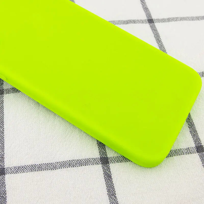 Чохол Silicone Case Square Full Camera Protective (AA) NOLOGO для Apple iPhone 7 plus/8 plus (5.5) Салатовий / Neon green - фото 2