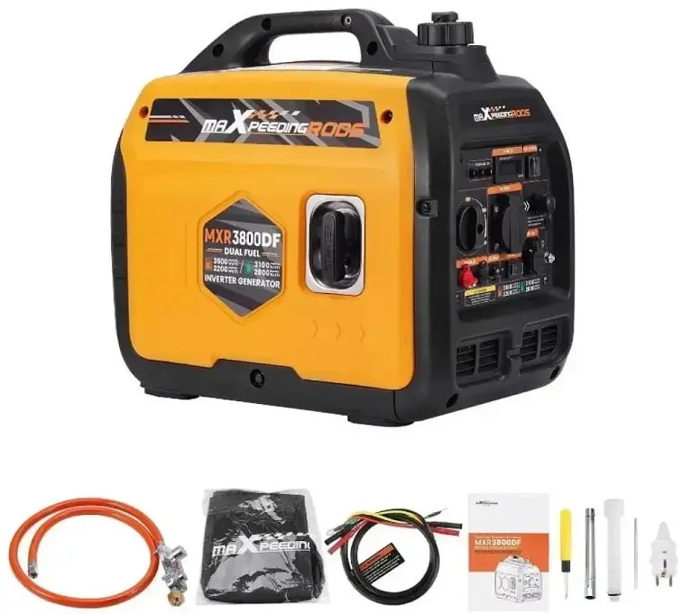 Генератор інверторний MaXpeedingRods 3.5 кВт, бензин/газ (пропан-бутан) MXR3800DF - фото 4