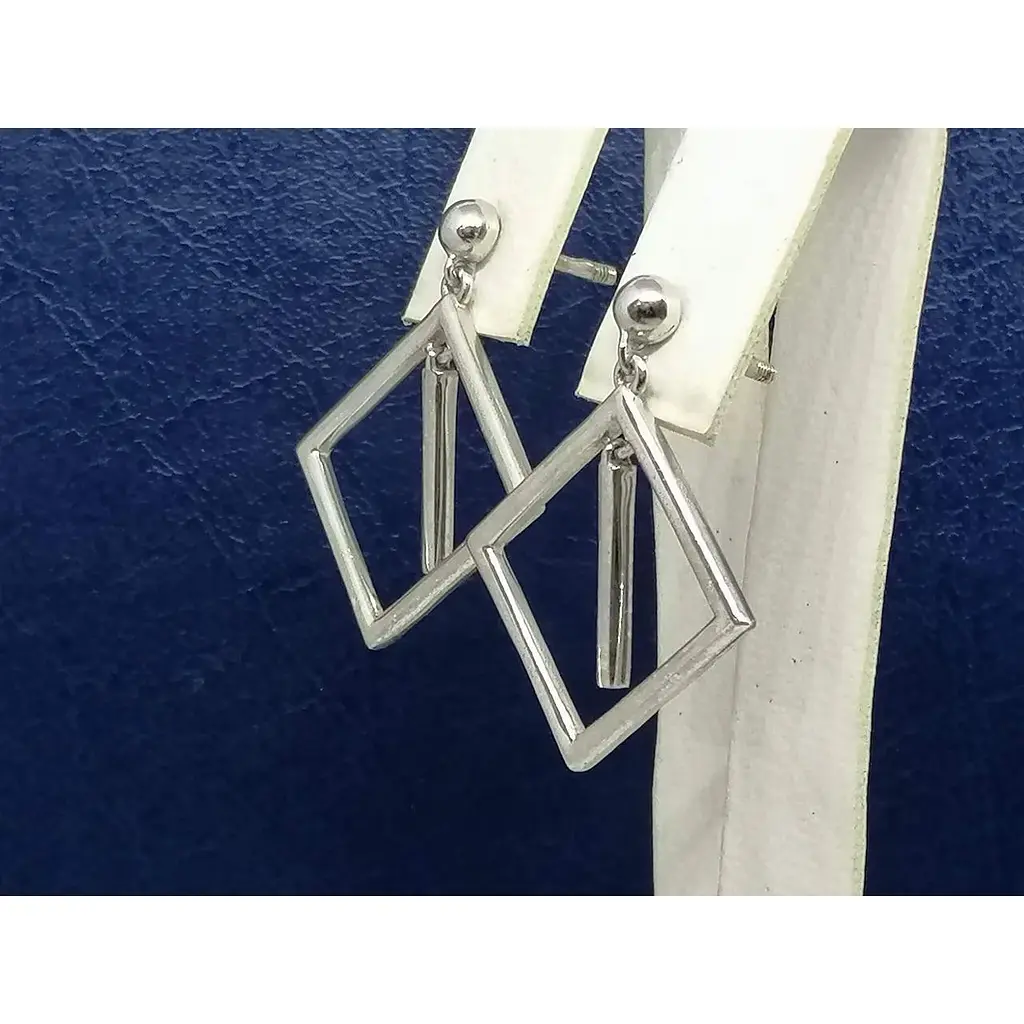 Серебряные серьги-пуссеты Империя золота. СП477С - фото 3