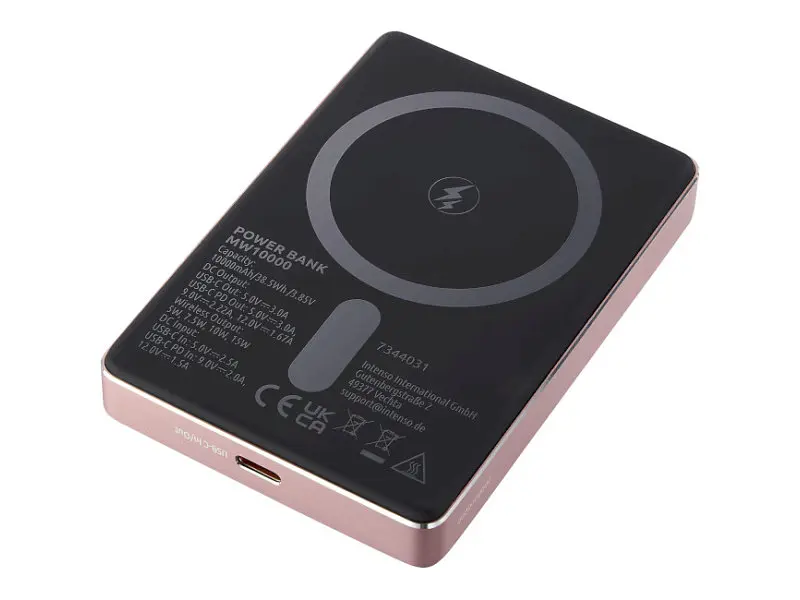 Зовнішній акумулятор (Power Bank) Intenso MW10000 10000 mAh Rose (7344033) - фото 2